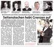 Kronenzeitung "Seitenstechen hebt Grenzen auf" - Für eine größere Darstellung bitte auf das Bild klicken