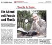 Kleine Zeitung "Poesie und Musik" - Für eine größere Darstellung bitte auf das Bild klicken